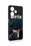 Infinix Hot 30 Compatible Mafia Patterned Silicone Case - 3