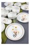 27 Piece Porcelain Dinnerware Set, 1x27cm Dinner Plate, 6x20cm Salad Plates, 6x15cm Saucer Plates, 2x26cm Oval Plates, 2x20cm Oval Plates, 4x Bowls, 6xGlass Cups | Dishwasher and Microwave S - 2