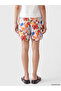 Lcw Everyday Women's Floral Shorts with Elastic Waist - 3