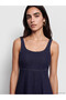 Esvab • Modern & Distinctive U Roba Collar A-Fit Mini Jean Dress - 2