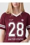 Rmz Gi̇yi̇m Farkiyla Loose Fit 100% Cotton Women's T-Shirt - 3