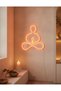 Yoga Meditasyon Figürlü LED Neon Duvar Tablosu | Amber Aydınlatmalı Modern Dekor | Salon - 4