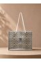 Wicker Pattern-1004 Pvc Beach Bag - 2