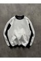 Şerit Detaylı Sweatshirt