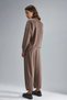 Soft Touch Modal Textured Zipper Collar Double Set - 7
