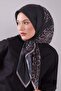 وشاح من القطن الحريري بنمط الفهد الكاكي - 4