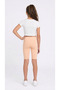Girl's Half Tights 1 Piece in Light Orange Cotton for Dresses and Bottoms - 5