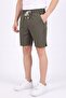 Men's Hawaiian Linen Shorts with Slits and Side Pockets - 2
