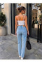 Women's White Strapless Camisole Tank Top - 3