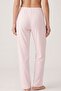 Women's Pink Ribbed Pajama Bottoms - 2