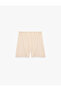 Lace Detailed Comfortable Fit Polka Dot Shorts Pajama Bottoms - 5