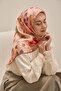Twill Silk Scarf Flower Dream Powder 90X90 - 4