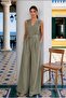 Buckle Detail Double Breasted Collar Women's Jumpsuit - 3
