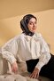 Twill Silk Bloom Scarf Black 90X90 - 3