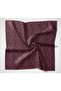Cotton Polyester Soft Scarf Cherry Flower Patterned Non-Slip Textured Firmly Structured 90X90 - 5