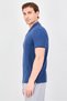 Men Sportswear Fit Short Sleeve Outdoor Polo Shirt, Slate Blue - 4