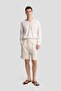 Linen Shorts with Waist Cord