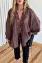 Brown Lace Transparent Blouse - 5108 - 2