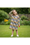 Girl's Cotton Printed Dress Cb1054 - 3