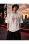 Unisex Oversize Spider Printed T-Shirt Short Sleeve Streetwear 100% Cotton Casual T-Shirt - 2
