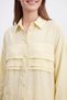 Women's Pleated Detailed Fit Suit -14423 Yellow - 2