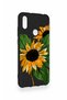 Huawei Y6 2019 Compatible Silicone Case with Sunflower Pattern - 3