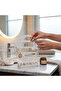 Stylish White Round Jewelry Organizer Stand - Earring and Ring Organizer - 2