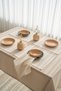 Sand Cotton Tablecloth – Latte Beige - 4