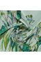 Milano Women's Tulip Garden Pattern Tivil Silk Scarf Mi̇nt 90X90 - 2