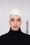 Snap-On Underwear with Seamless Front and Non-Slip Elastic for Women's Hijab, Practical Snap-On Underwear - 3