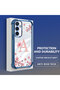 Samsung Galaxy S23 Fe Compatible Transparent Back Four Corners Reinforced Impact Protection Silicone Case - 3