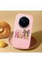 Vivo X200 Pro Compatible Shock-Absorbing Camera Protected Pink Silicone Case - 2