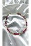Women's Gold Detailed Red Color Design Necklace - 4