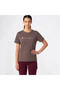 Ss Regular Fit Women's Gray T-Shirt