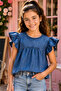 Girls Denim Blouse