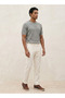 Crew Neck Popcorn Textured T-shirt - 3