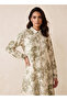 Floral Print Trapeze Maxi Dress - 5