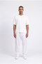 Men's Baggy Linen Trousers White - 5