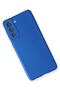Compatible Case for Samsung Galaxy S21 Fe Soft Colorful Flexible Premium Rubber Silicone - Blue - 3