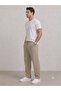 Men's Summer Linen Blend Relaxed Fit Baggy Trousers - 3