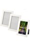FISKBO Simple White Photo Frames Set of 3