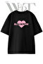 Blackpink Design Printed Unisex Black Oversize T-Shirt