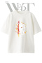 Rengoku Kyojuro_1 Design Printed Unisex White Oversize T-Shirt