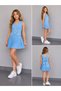 Ribbon Detailed Girls' Pleated Skirt Set - Age 4/14 - 31758