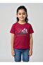 Girls Stay Pawsitive Maroon T-Shirt