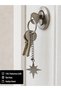 316L Stainless Steel Pole Star Keychain - Non-Tarnishing Star Figured Keychain