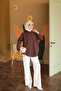 Brown Single Pocket Terikoton Shirt - 2