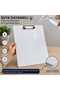 A4 Plexi Secretary Set 2.8 mm Plexi |   50 A4 Photocopy Paper Sheets + 6 Ballpoint Pens + 6 Artpen Felt-Tip Pens - 3