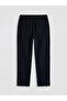 Lcw Vision Black Regular Fit Linen Look Men's Trousers - 5