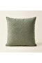 Arianne Sage Textured Decorative Throw Pillow Green Square and Rectangle Modern Design - 3